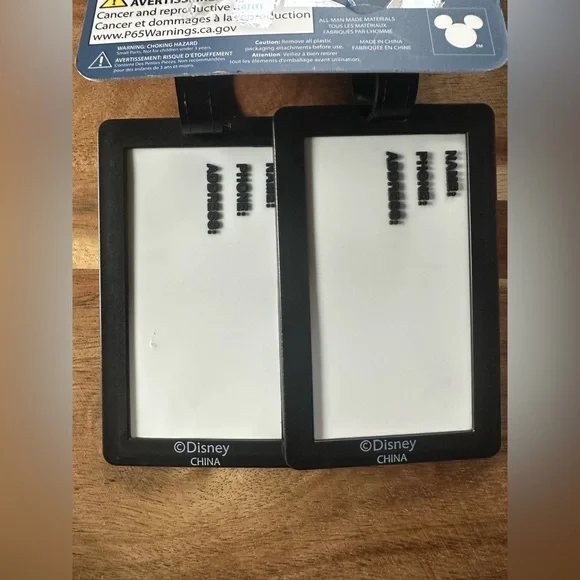 Disney Stitch and Angel Pink Glitter Luggage Tags - Picture 5 of 7